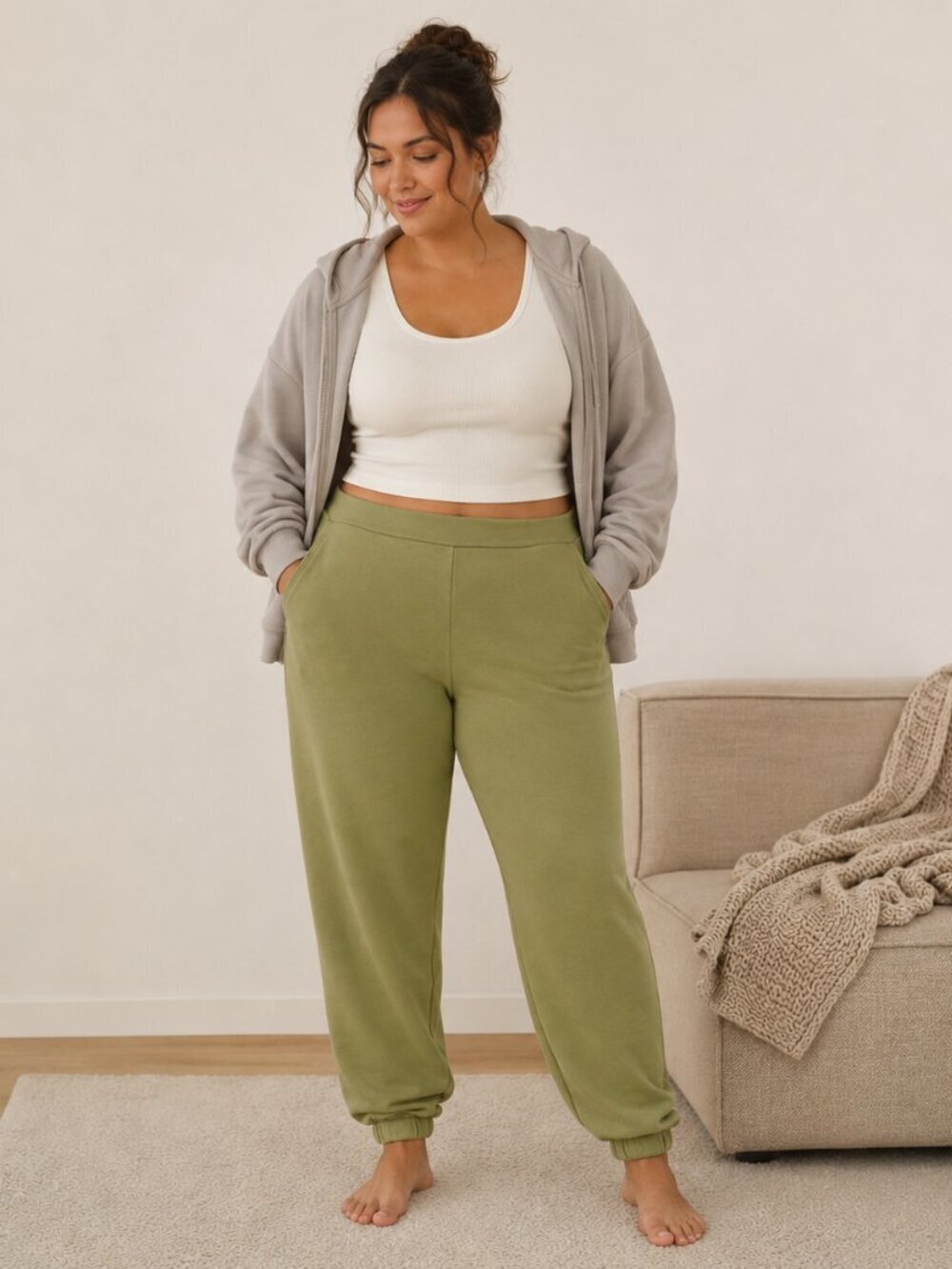 Lululemon Softstreme  Relaxed High-Rise Pant Bronze Green Size 14